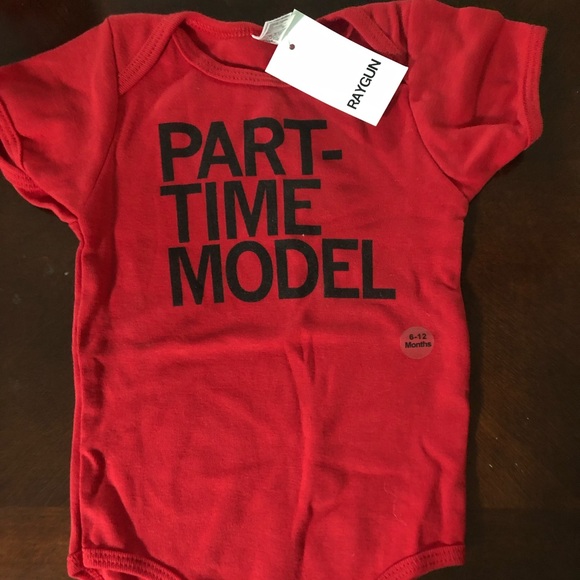 Part-time Model Onsie - Picture 2 of 2